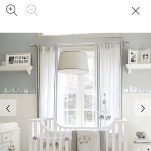 Pottery Barn Kids Harper 84” Black out panels- set of 2